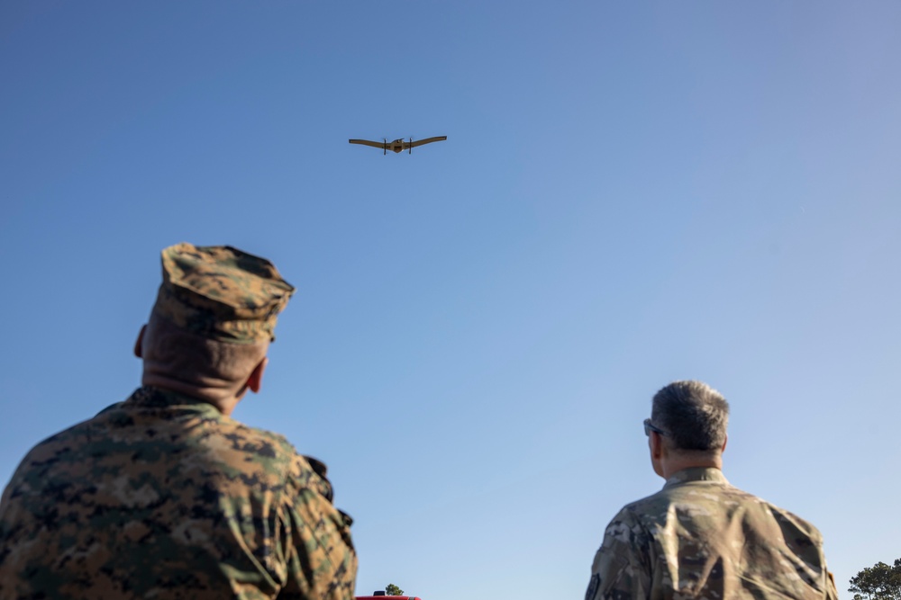 Lt. Gen. Isaacson and Distinguished Visitors Observe Bold Quest 24