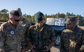 Lt. Gen. Isaacson and Distinguished Visitors Observe Bold Quest 24
