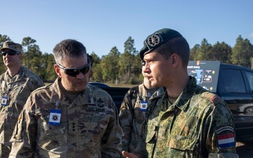 Lt. Gen. Isaacson and Distinguished Visitors Observe Bold Quest 24