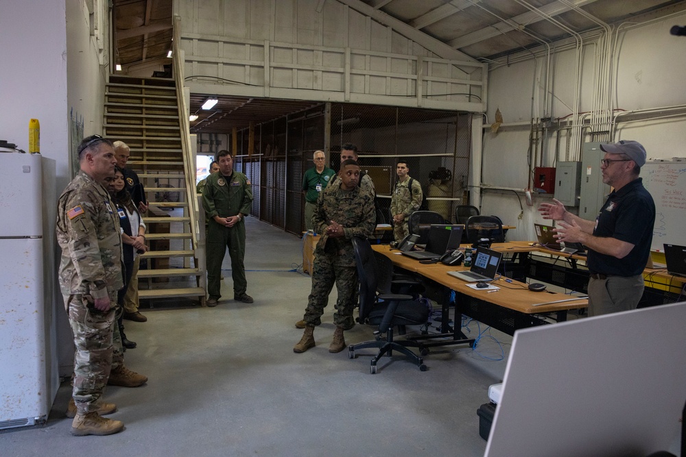 Lt. Gen. Isaacson and Distinguished Visitors Observe Bold Quest 24