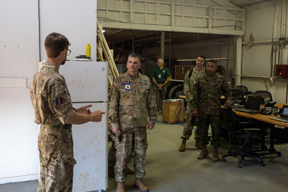 Lt. Gen. Isaacson and Distinguished Visitors Observe Bold Quest 24