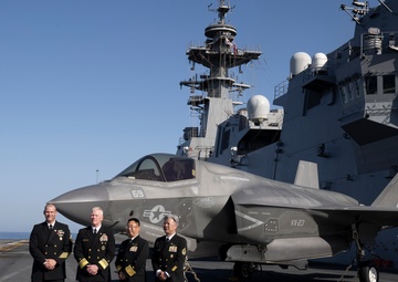 JMSDF and 3rd Fleet Press Conference on JS Kaga