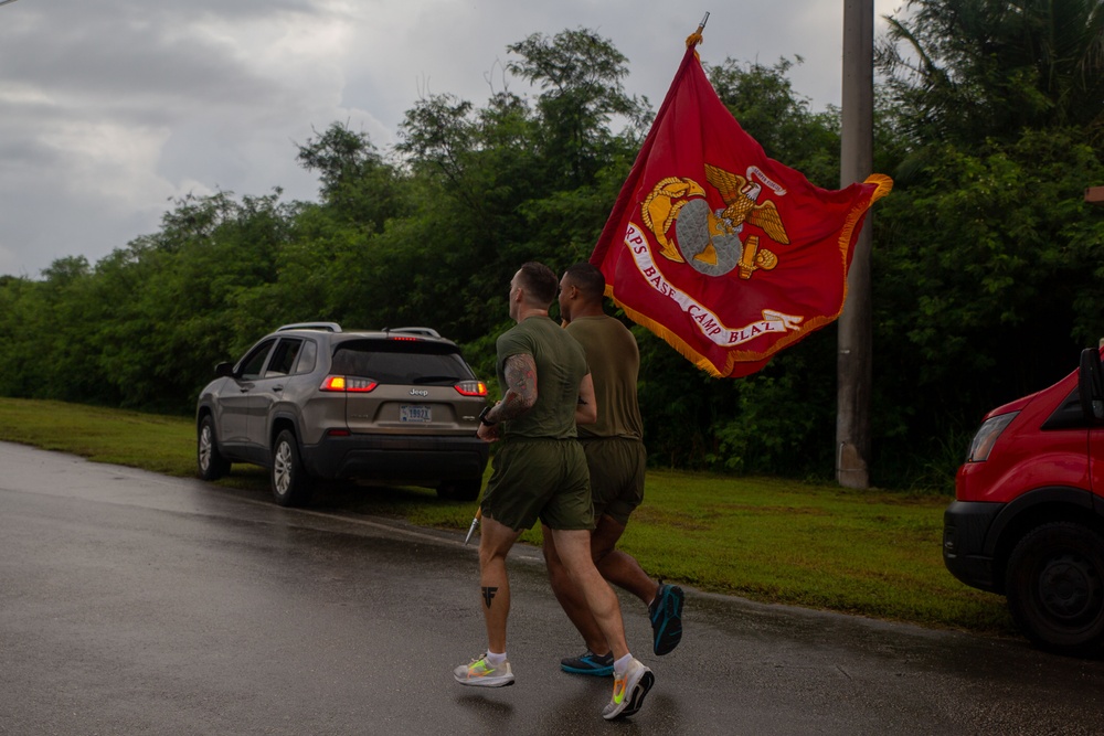 Camp Blaz runs 249 miles for USMC birthday