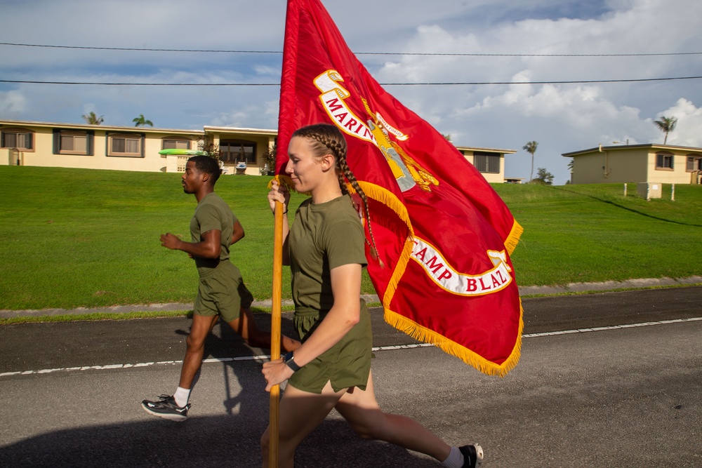 Camp Blaz runs 249 miles for USMC birthday