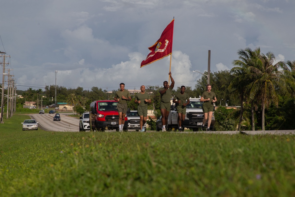 Camp Blaz runs 249 miles for USMC birthday