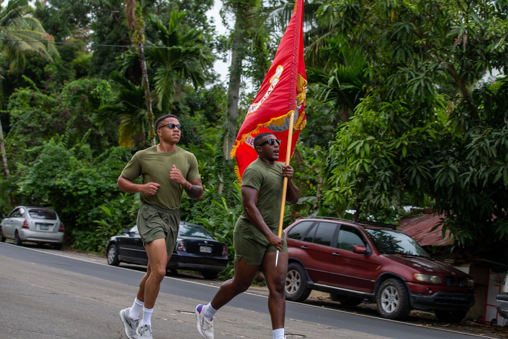 Camp Blaz runs 249 miles for USMC birthday