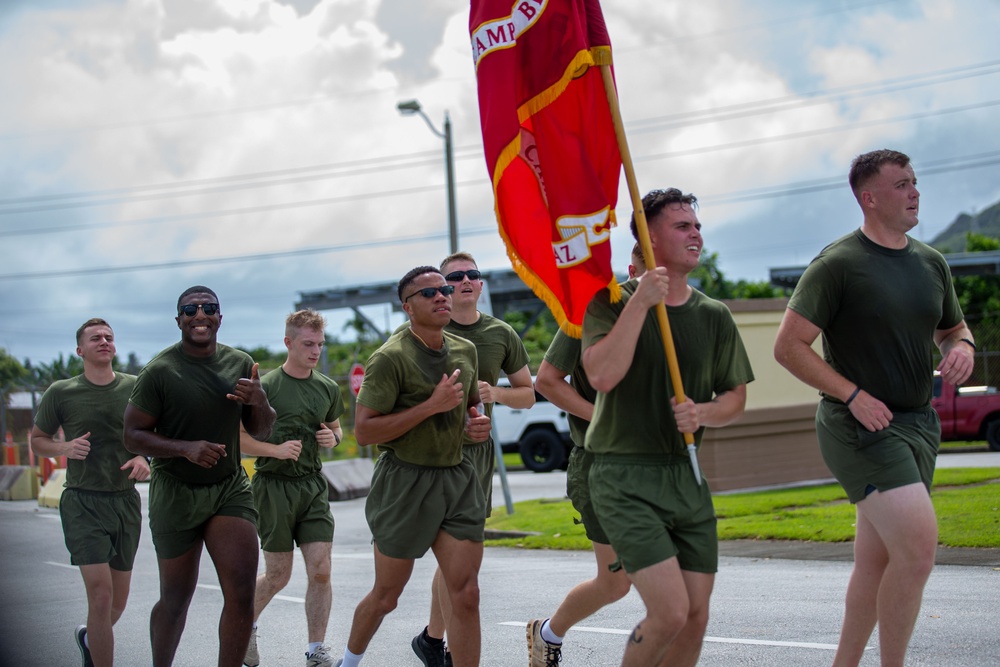 Camp Blaz runs 249 miles for USMC birthday