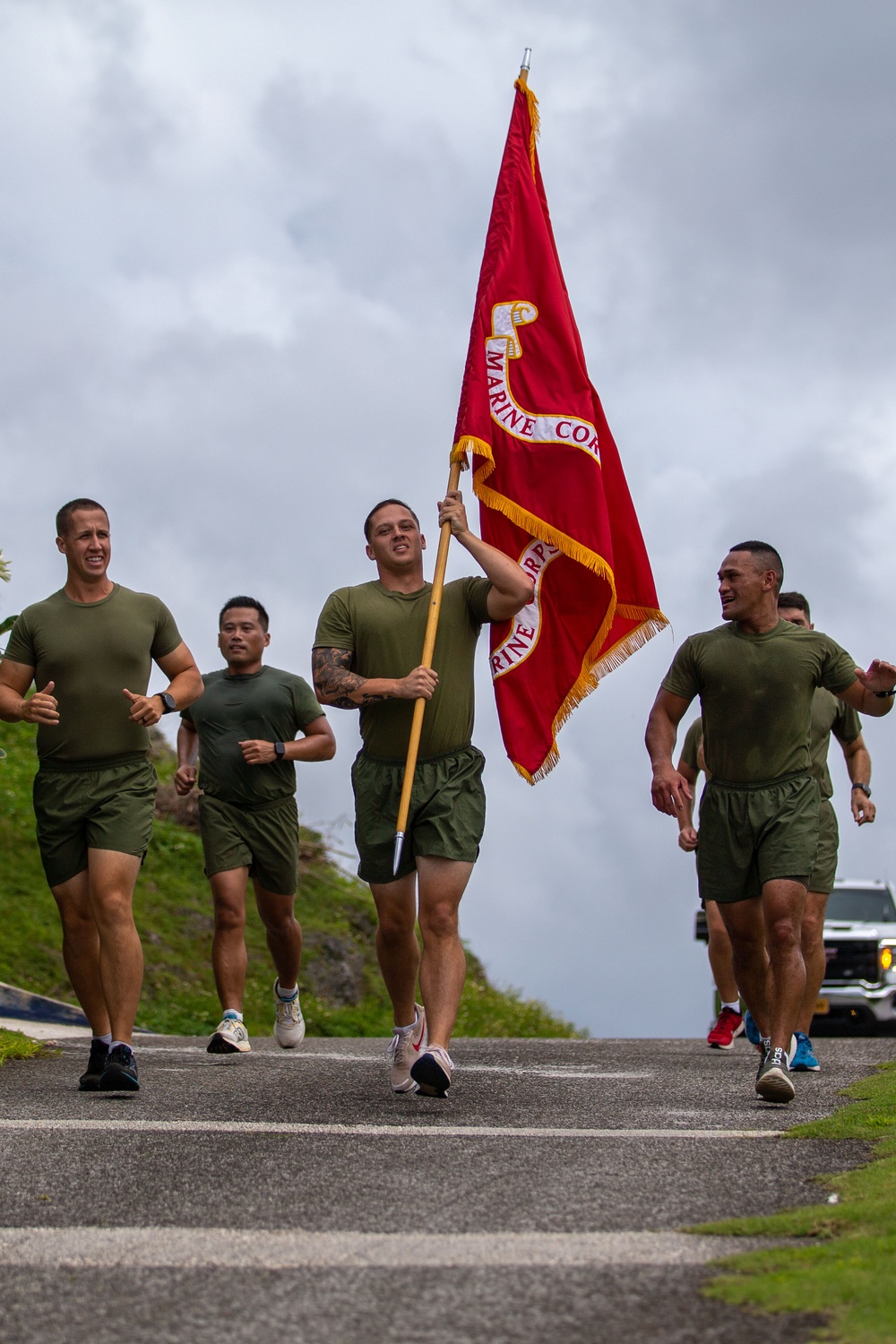 Camp Blaz runs 249 miles for USMC birthday