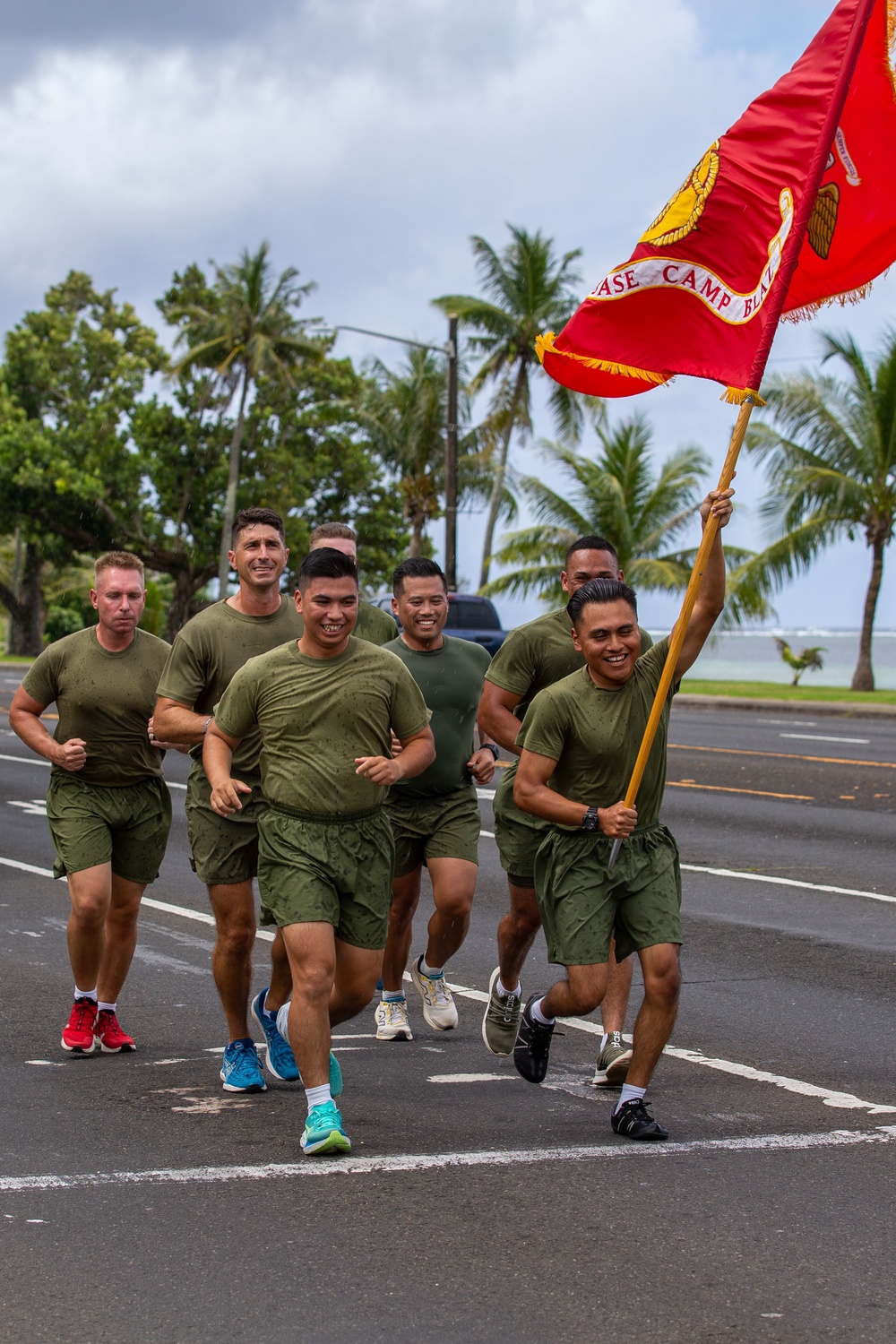 Camp Blaz runs 249 miles for USMC birthday