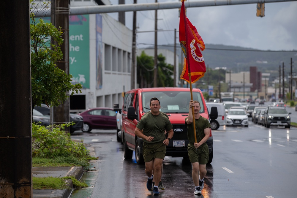 Camp Blaz runs 249 miles for USMC birthday