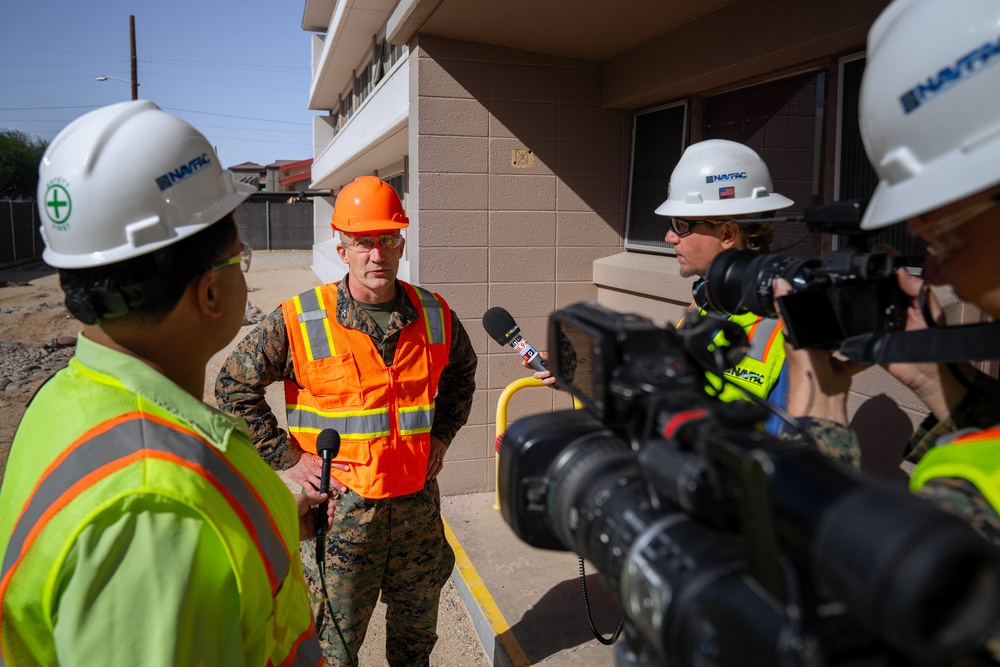 MCAS Yuma Celebrates Groundbreaking for New Barracks Development