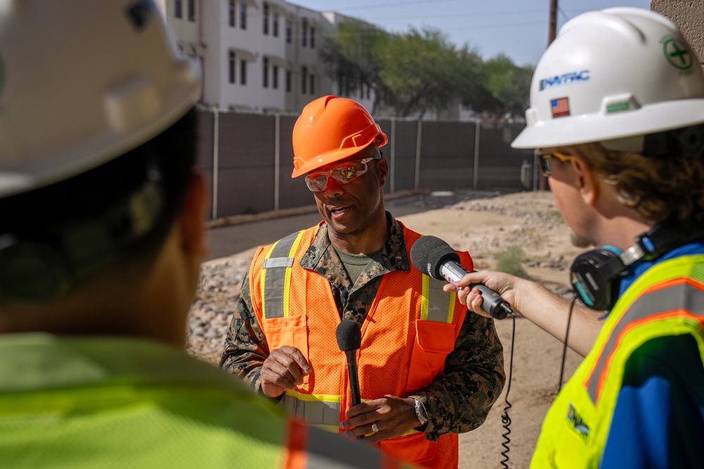 MCAS Yuma Celebrates Groundbreaking for New Barracks Development