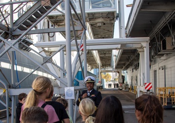 USS Germantown (LSD 42) Student Tours during Fleet Week 2024