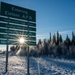 Eielson Air Force Base Welcome Sign