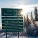 Eielson Air Force Base Welcome Sign