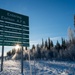 Eielson Air Force Base Welcome Sign