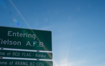 Eielson Air Force Base Welcome Sign