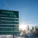 Eielson Air Force Base Welcome Sign