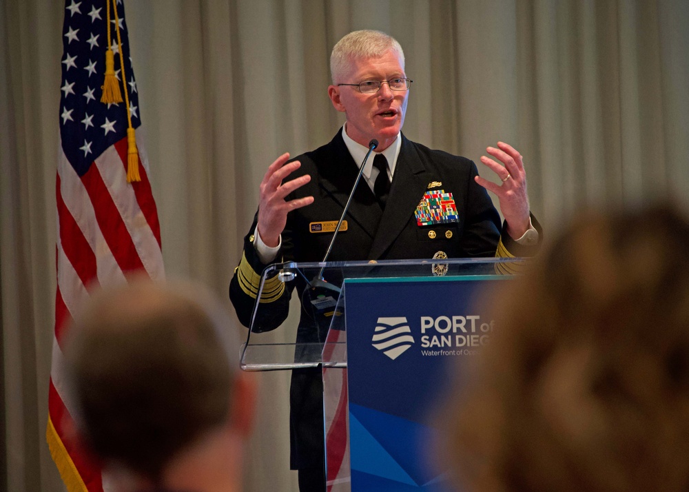 C3F gives remarks during Port of San Diego’s Senior Leadership Seminar