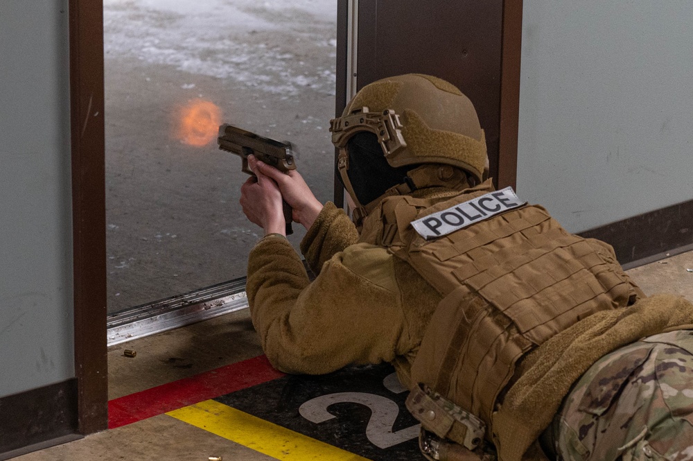 354th Security Forces Light Up the Night with Defender Training