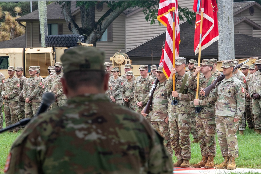 84th Engineer Battalion holds change of reasonability ceremony