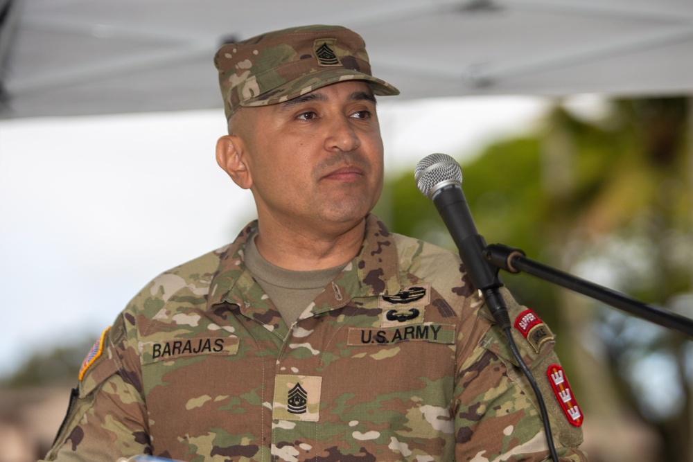 84th Engineer Battalion Holds Change of Reasonability Ceremony