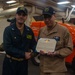 CO’s Call and Awards on the USS Green Bay