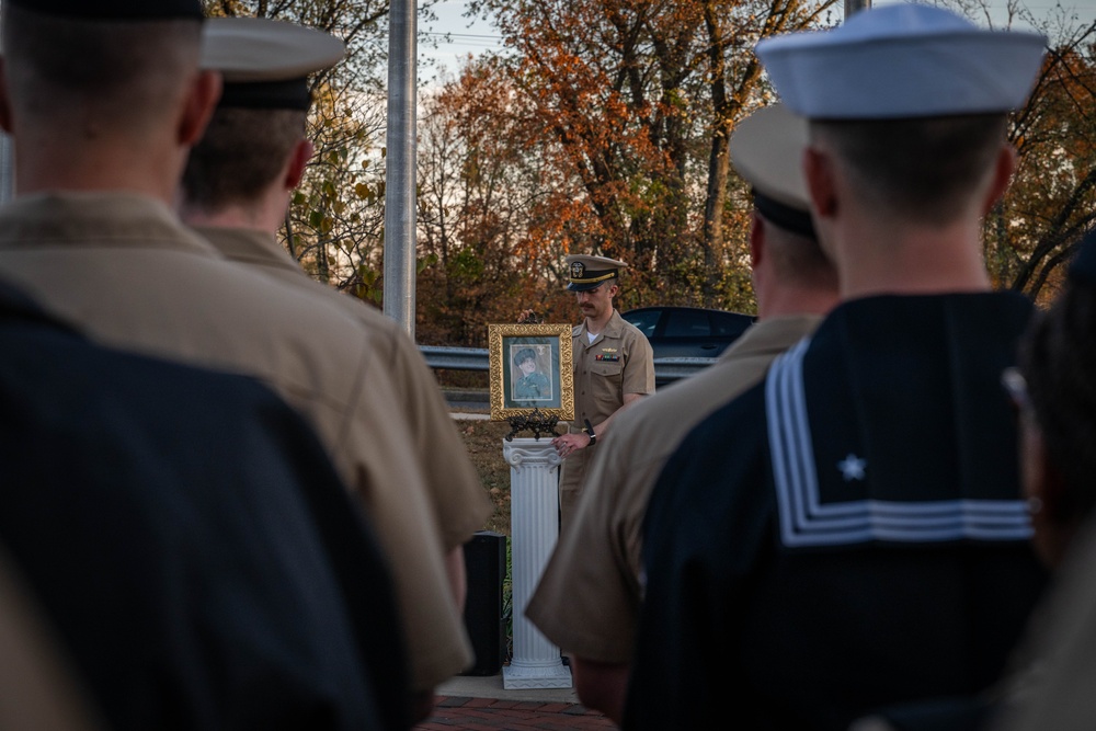 Sailors with USS John Basilone DDG 122 Participate in John Basilone Remembrance Ceremony