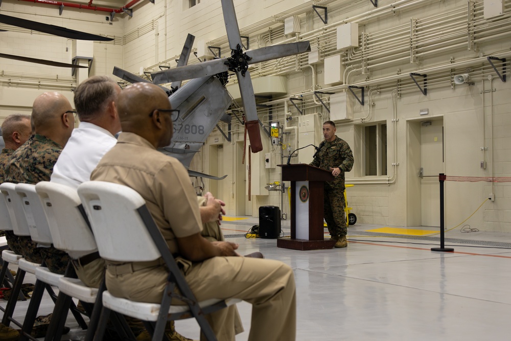 MCAS Futenma holds a ribbon-cutting ceremony for a newly renovated hangar