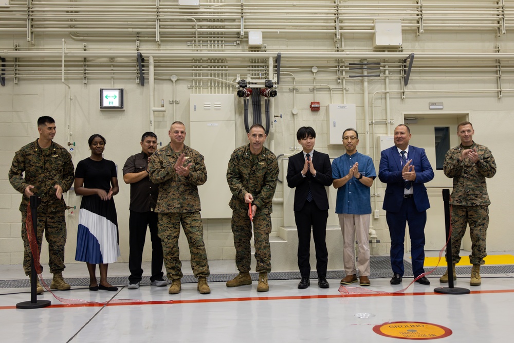 MCAS Futenma holds a ribbon-cutting ceremony for a newly renovated hangar