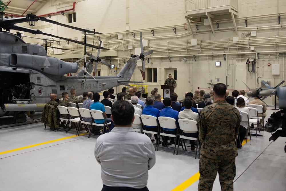 MCAS Futenma holds a ribbon-cutting ceremony for a newly renovated hangar