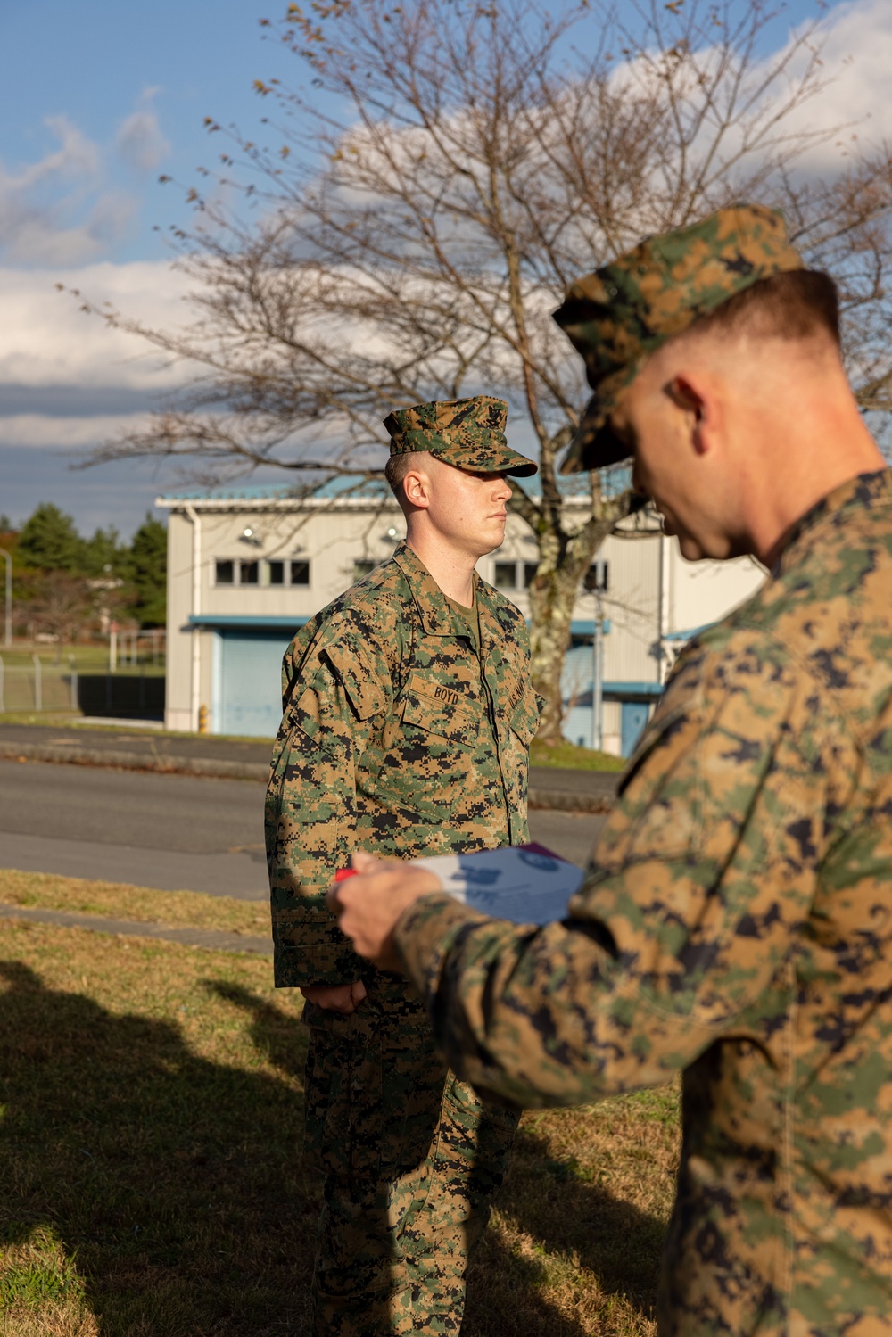 U.S. Navy FMF Pinning Ceremony