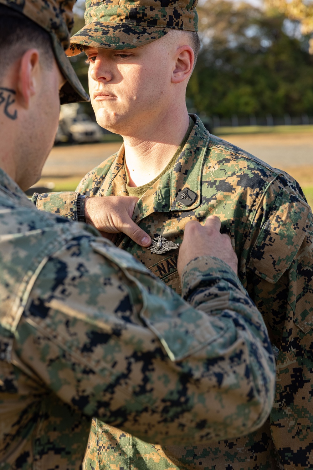 U.S. Navy FMF Pinning Ceremony