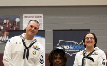 NTAG Miami Sailor Presents Bradley Martino with Navy All-American Jersey