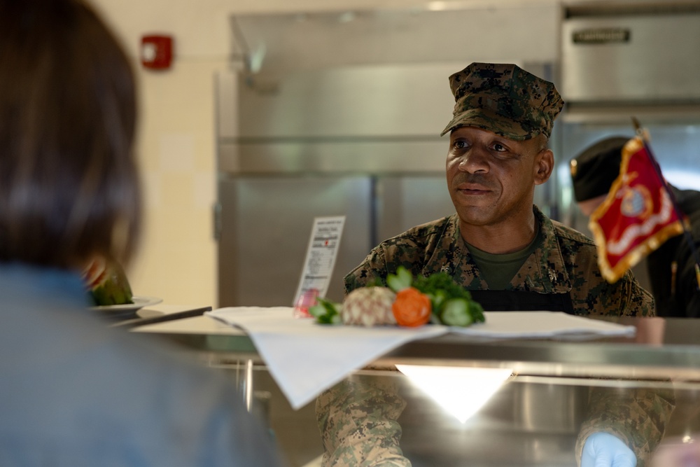 Camp Foster celebrates USMC Birthday | UMSC Birthday Meal 2024