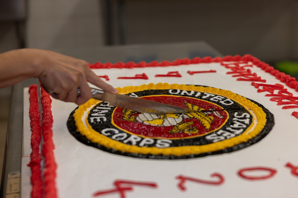 Camp Foster celebrates USMC Birthday | UMSC Birthday Meal 2024