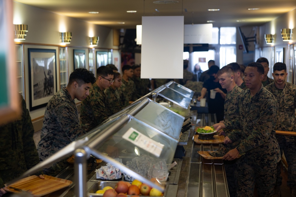 Camp Foster celebrates USMC Birthday | UMSC Birthday Meal 2024