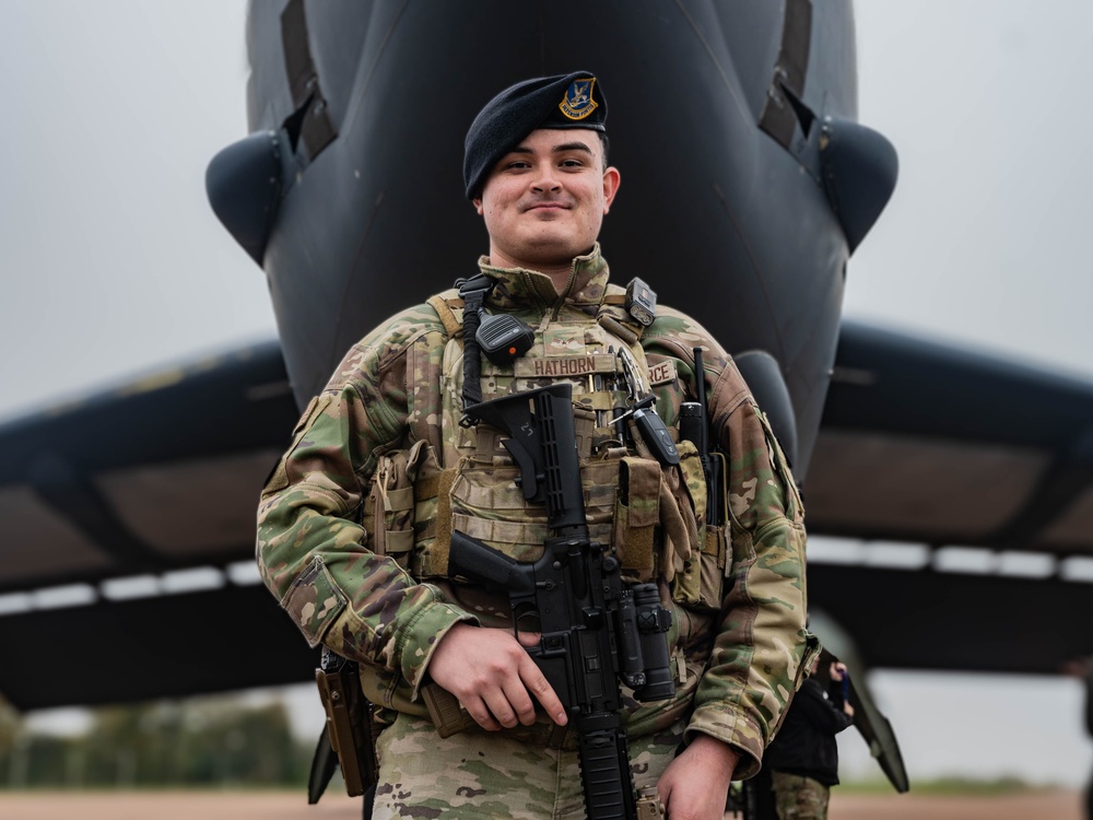 Two B-52s land at RAF Fairford for BTF 25-1