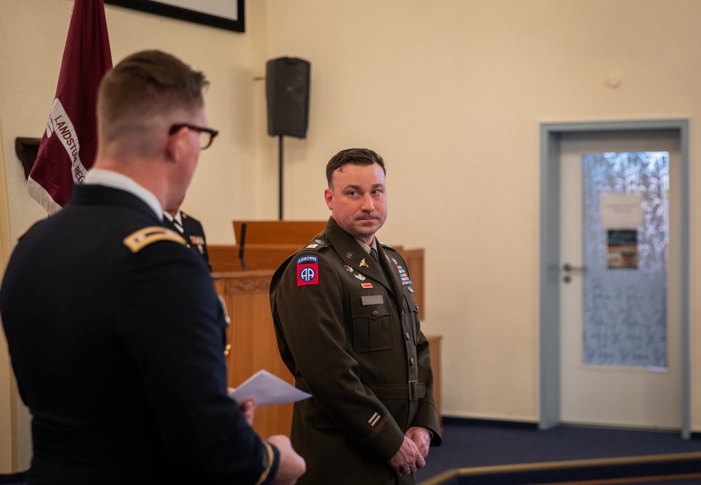 Maj. Glisson Promotion