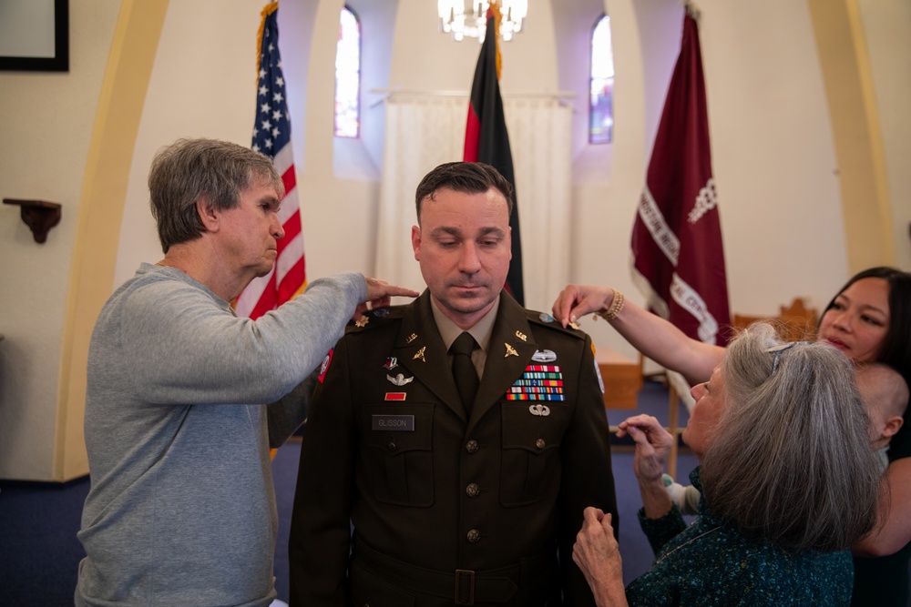 Maj. Glisson Promotion