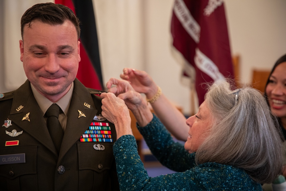 Maj. Glisson Promotion