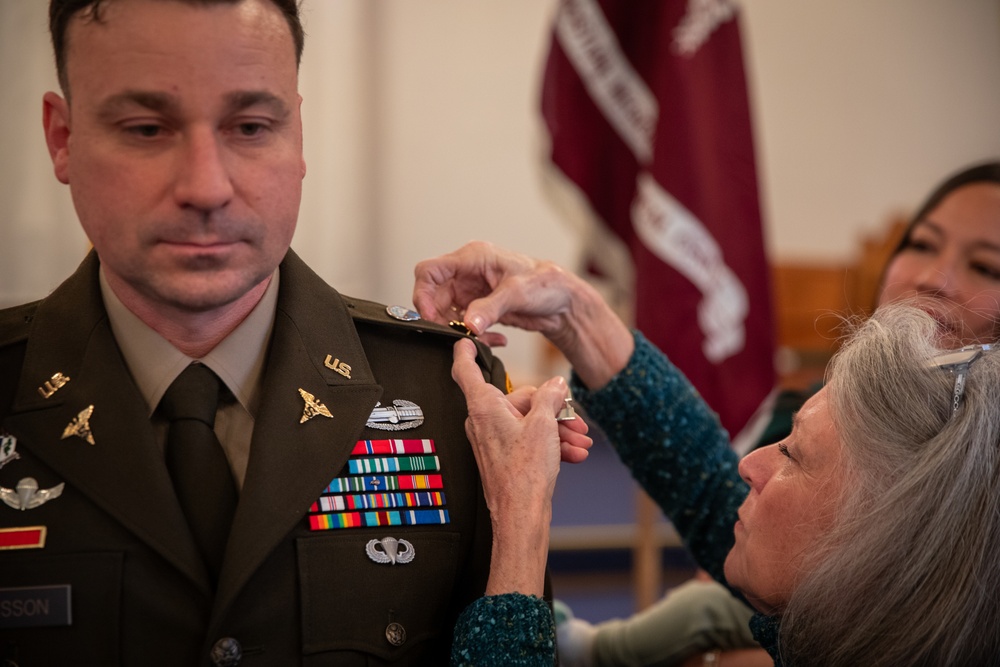 Maj. Glisson Promotion