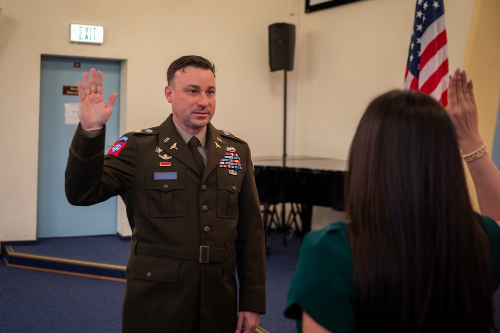 Maj. Glisson Promotion