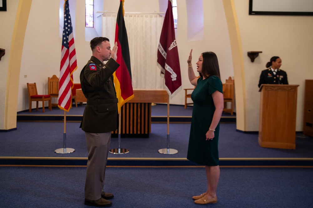 Maj. Glisson Promotion