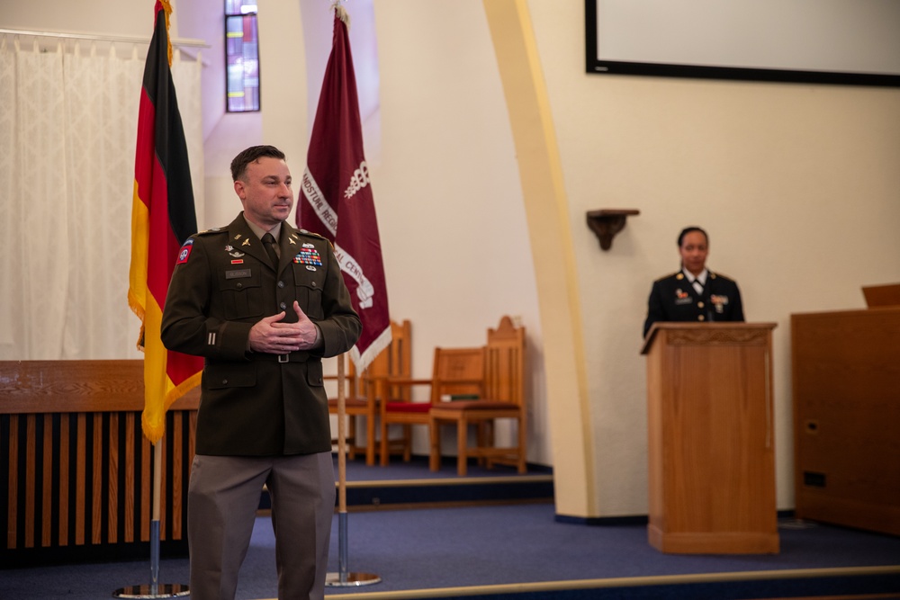 Maj. Glisson Promotion