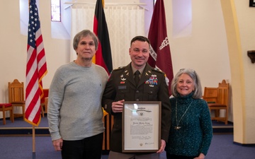 Maj. Glisson Promotion