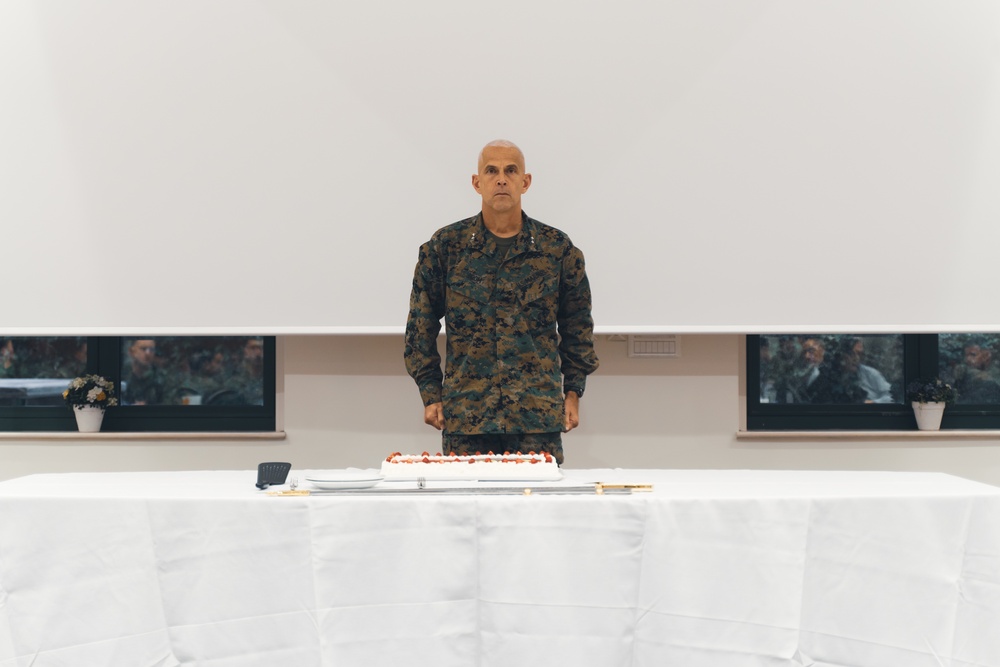 Task Force 61/2 celebrates the 249th Marine Corps Birthday