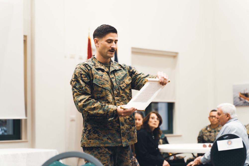 Task Force 61/2 celebrates the 249th Marine Corps Birthday