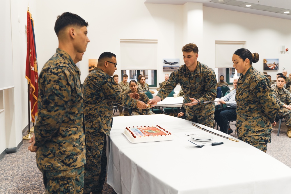 Task Force 61/2 celebrates the 249th Marine Corps Birthday