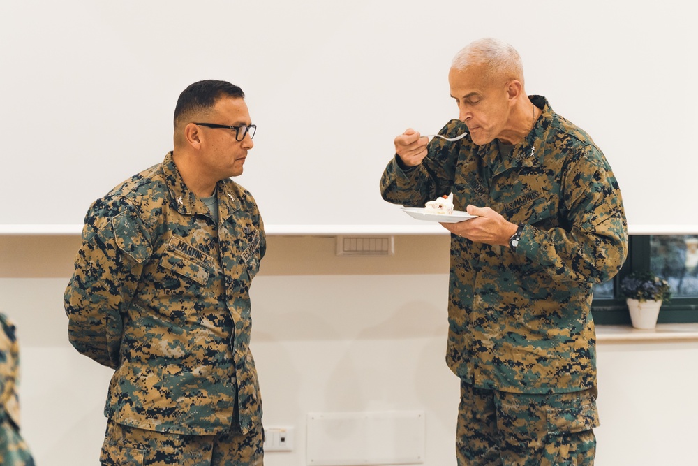 Task Force 61/2 celebrates the 249th Marine Corps Birthday